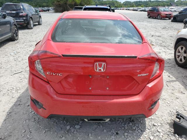 2HGFC2F81MH552362 - 2021 HONDA CIVIC SPORT წითელი ფოტო 6