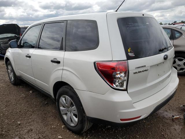 JF2SH61689H790686 - 2009 SUBARU FORESTER 2.5X WHITE photo 2