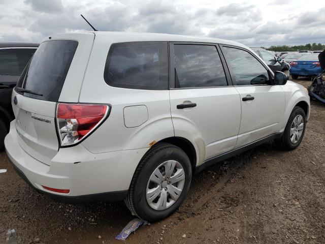 JF2SH61689H790686 - 2009 SUBARU FORESTER 2.5X WHITE photo 3