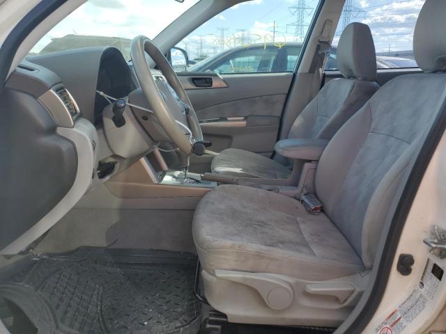 JF2SH61689H790686 - 2009 SUBARU FORESTER 2.5X WHITE photo 7