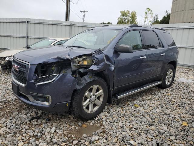 1GKKVPKD6EJ289913 - 2014 GMC ACADIA SLE BLUE photo 1