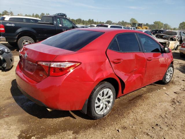 2T1BURHE8HC948536 - 2017 TOYOTA COROLLA L RED photo 3