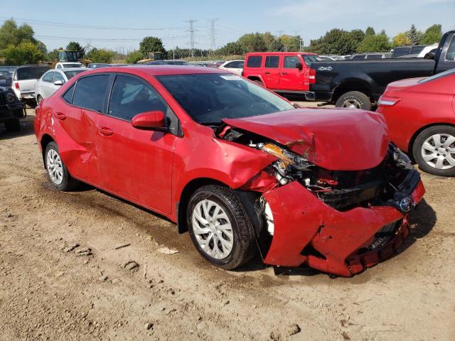 2T1BURHE8HC948536 - 2017 TOYOTA COROLLA L RED photo 4