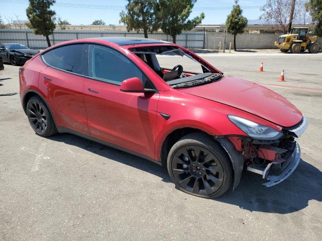 5YJYGDEE5MF245930 - 2021 TESLA MODEL Y წითელი ფოტო 4