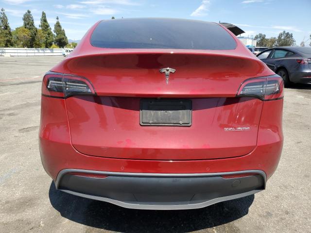 5YJYGDEE5MF245930 - 2021 TESLA MODEL Y წითელი ფოტო 6