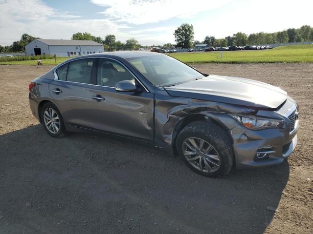JN1BV7AR6FM422603 - 2015 INFINITI Q50 BASE GRAY photo 4