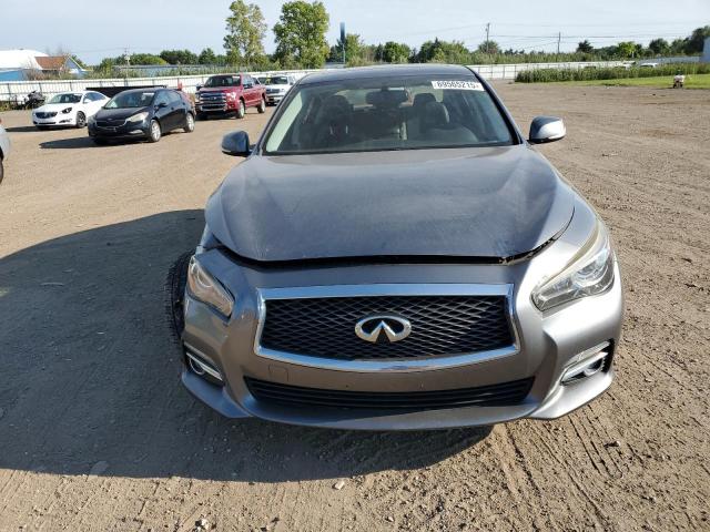 JN1BV7AR6FM422603 - 2015 INFINITI Q50 BASE GRAY photo 5