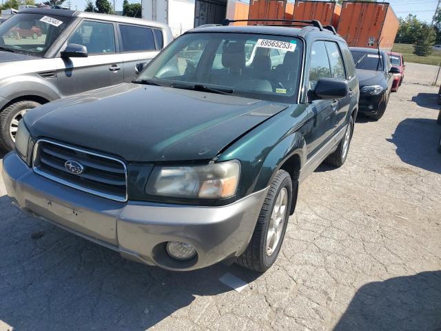 JF1SG65694H708359 - 2004 SUBARU FORESTER 2.5XS GREEN photo 1