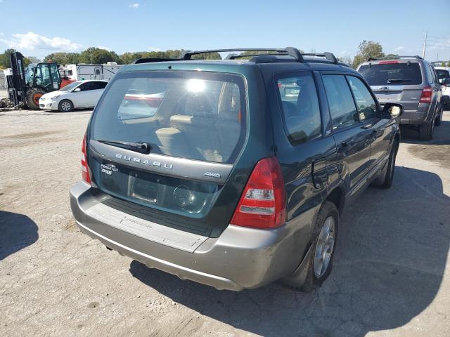 JF1SG65694H708359 - 2004 SUBARU FORESTER 2.5XS Зеленый фото 3