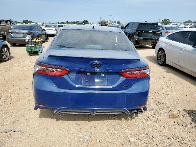 4T1G11AK6RU221007 - 2024 TOYOTA CAMRY SE NIGHT SHADE BLUE photo 6