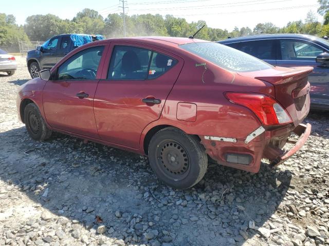 3N1CN7AP8KL835632 - 2019 NISSAN VERSA S RED photo 2