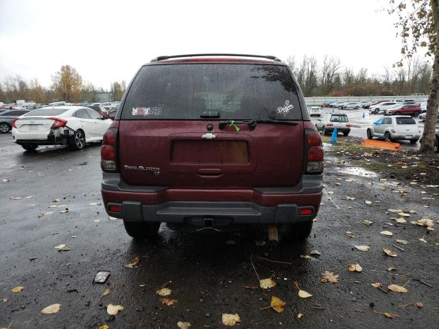 1GNDT13S152219497 - 2005 CHEVROLET TRAILBLAZE LS BURGUNDY photo 6