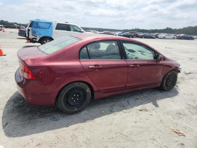 1HGFA16518L081442 - 2008 HONDA CIVIC LX MAROON photo 3