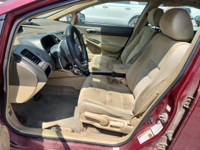1HGFA16518L081442 - 2008 HONDA CIVIC LX MAROON photo 7