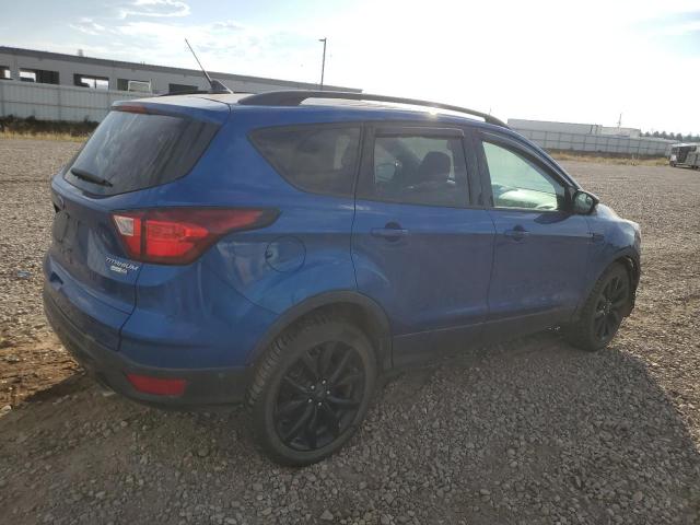1FMCU9J97KUB40427 - 2019 FORD ESCAPE TITANIUM BLUE photo 3
