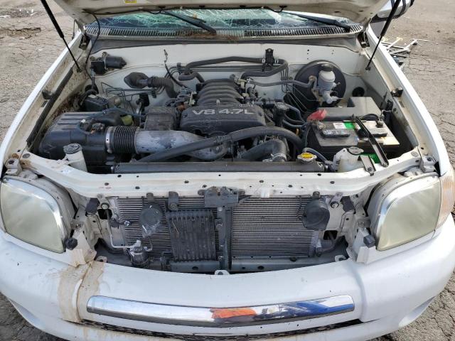 5TBRT341X6S475253 - 2006 TOYOTA TUNDRA ACCESS CAB SR5 WHITE photo 11