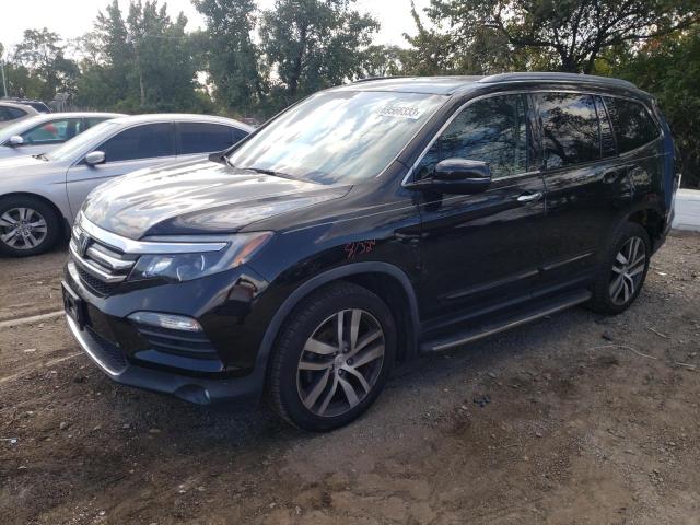 5FNYF6H07HB055311 - 2017 HONDA PILOT ELITE BLACK photo 1