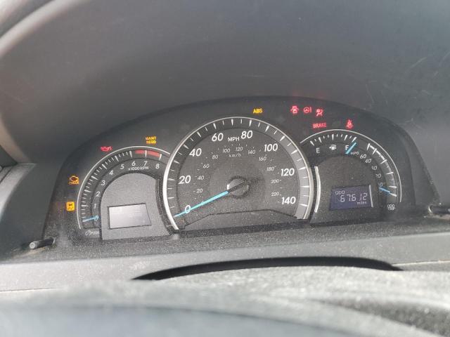 4T1BF1FK6CU007193 - 2012 TOYOTA CAMRY BASE SILVER photo 9