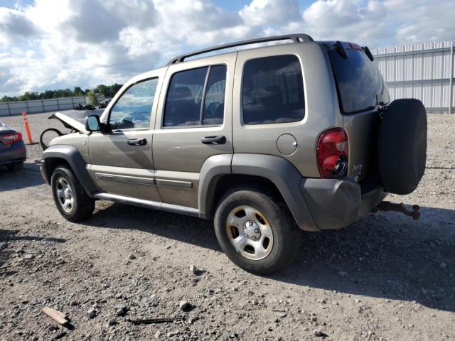 1J4GL48KX7W712858 - 2007 JEEP LIBERTY SPORT 金色 照片 2