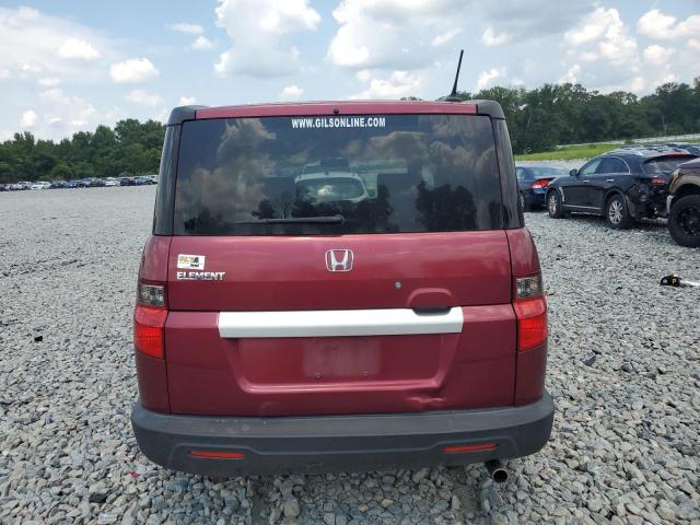 5J6YH1H70AL006605 - 2010 HONDA ELEMENT EX BURGUNDY photo 6