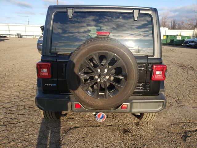 1C4JJXP68MW698929 - 2021 JEEP WRANGLER U SAHARA 4XE BLACK photo 6