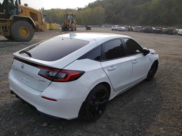 19XFL2G81PE008263 - 2023 HONDA CIVIC SPORT WHITE photo 3