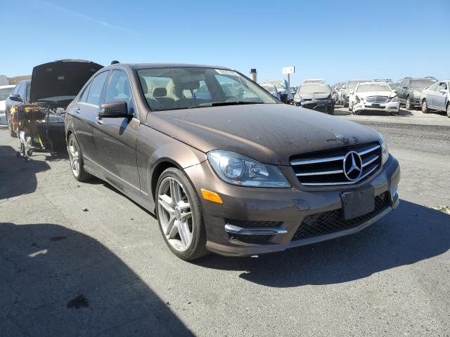 WDDGF4HB9EA957549 - 2014 MERCEDES-BENZ C 250 BROWN photo 4