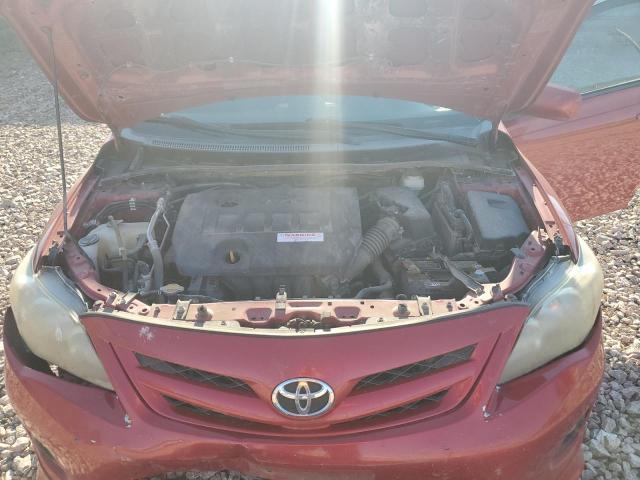 5YFBU4EE5CP070953 - 2012 TOYOTA COROLLA BASE أحمر صورة 11
