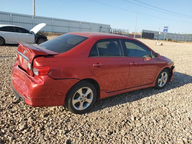 5YFBU4EE5CP070953 - 2012 TOYOTA COROLLA BASE أحمر صورة 3