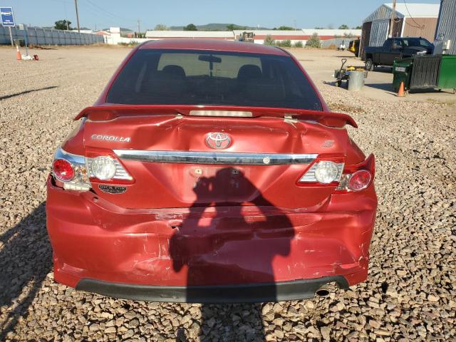 5YFBU4EE5CP070953 - 2012 TOYOTA COROLLA BASE أحمر صورة 6