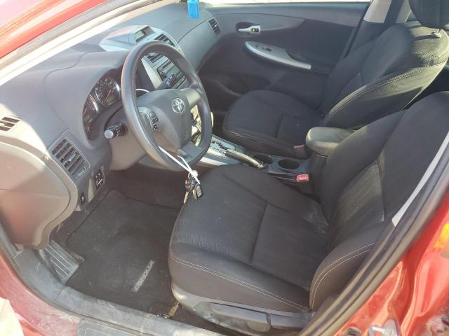 5YFBU4EE5CP070953 - 2012 TOYOTA COROLLA BASE أحمر صورة 7