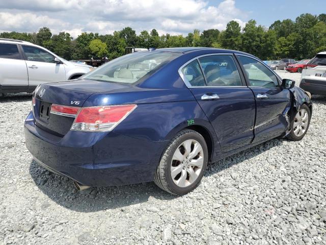 1HGCP3F89CA010520 - 2012 HONDA ACCORD EXL BLUE photo 3