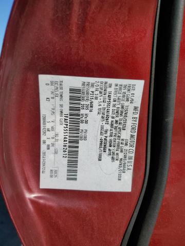 1FAFP55S14A162612 - 2004 FORD TAURUS SES BURGUNDY photo 12