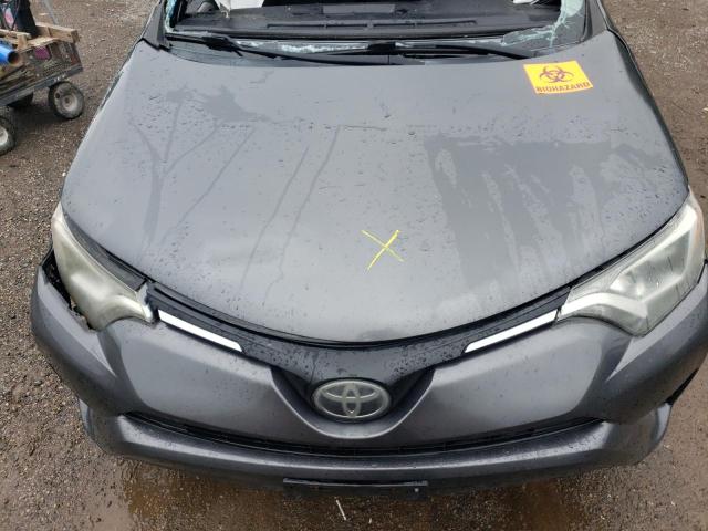 2T3ZFREV7JW457416 - 2018 TOYOTA RAV4 LE GRAY photo 12
