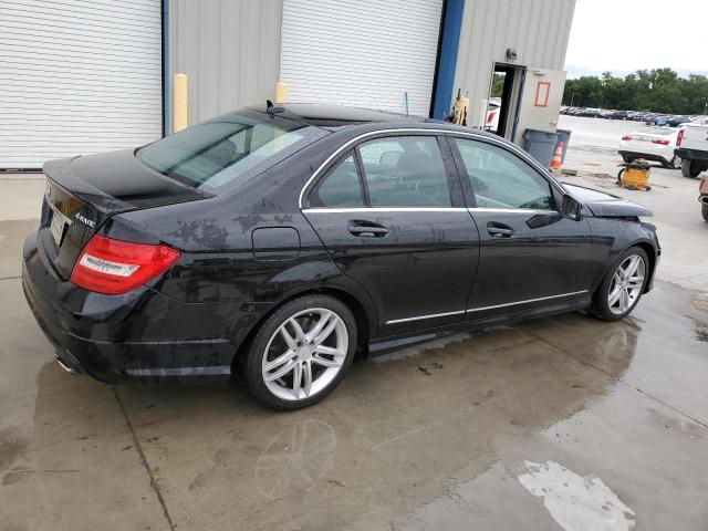 WDDGF8AB7ER304656 - 2014 MERCEDES-BENZ C 300 4MATIC BLACK photo 3