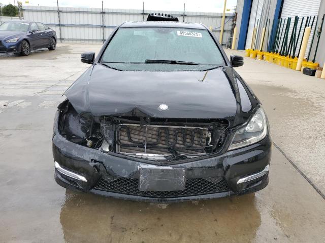 WDDGF8AB7ER304656 - 2014 MERCEDES-BENZ C 300 4MATIC BLACK photo 5