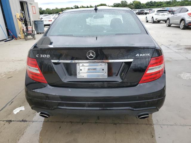 WDDGF8AB7ER304656 - 2014 MERCEDES-BENZ C 300 4MATIC BLACK photo 6