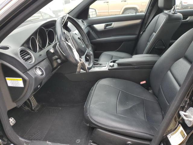 WDDGF8AB7ER304656 - 2014 MERCEDES-BENZ C 300 4MATIC BLACK photo 7