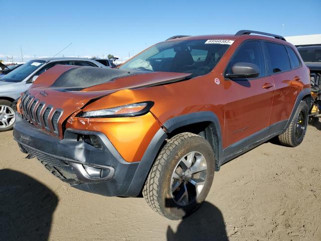 1C4PJMBS5FW502705 - 2015 JEEP CHEROKEE TRAILHAWK ORANGE photo 1
