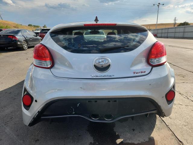 KMHTC6AE4GU291585 - 2016 HYUNDAI VELOSTER TURBO SILVER photo 6