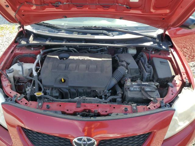 JTDBL40EX99046253 - 2009 TOYOTA COROLLA BASE Rojo foto 11