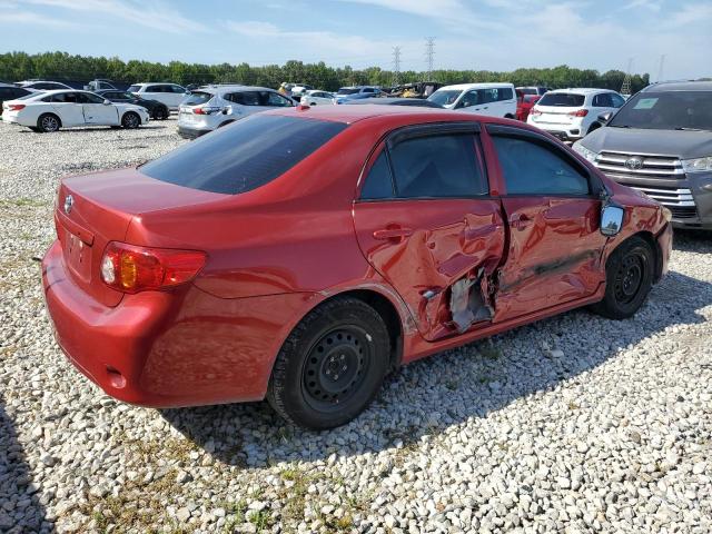 JTDBL40EX99046253 - 2009 TOYOTA COROLLA BASE Rojo foto 3