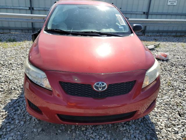 JTDBL40EX99046253 - 2009 TOYOTA COROLLA BASE Rojo foto 5