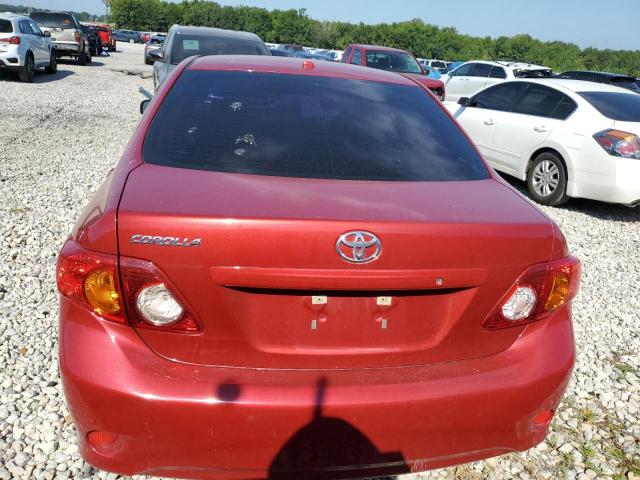 JTDBL40EX99046253 - 2009 TOYOTA COROLLA BASE Rojo foto 6