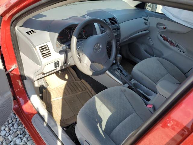 JTDBL40EX99046253 - 2009 TOYOTA COROLLA BASE Rojo foto 8