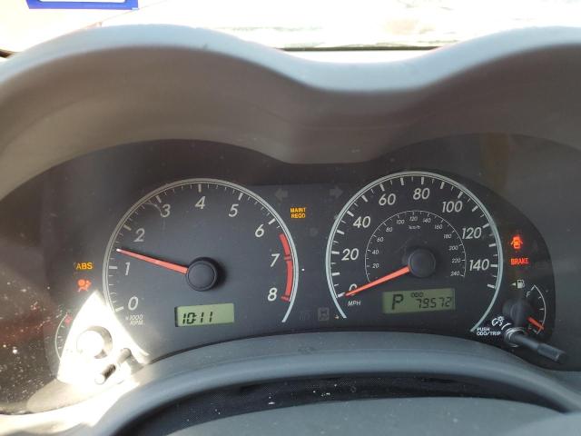 JTDBL40EX99046253 - 2009 TOYOTA COROLLA BASE Rojo foto 9