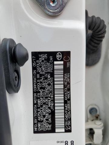 JTNB11HK0J3004093 - 2018 TOYOTA CAMRY L WHITE photo 12