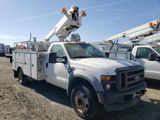 1FD4F46Y38EE00049 - 2008 FORD F450 SUPER DUTY WHITE photo 4