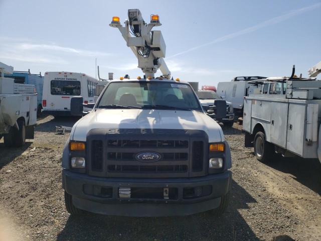 1FD4F46Y38EE00049 - 2008 FORD F450 SUPER DUTY WHITE photo 5