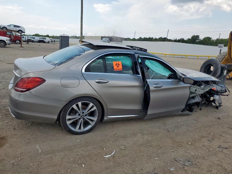 55SWF8EB8KU301278 - 2019 MERCEDES-BENZ C 300 4MATIC TAN photo 3